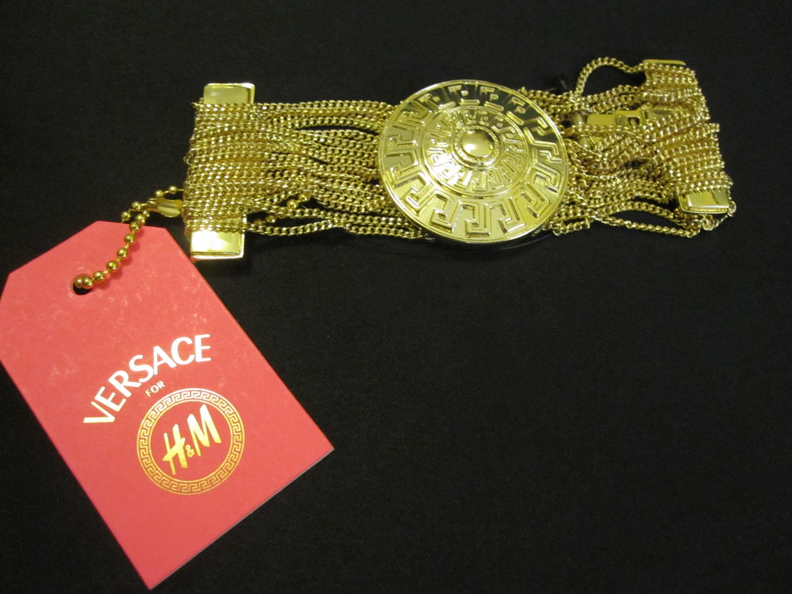 My H&M Versace Gold Medallion Bracelet GIVEAWAY (Closed) - Savvy Spice
